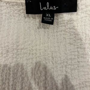 Lulu’s Button Crop Top and Midi Skirt